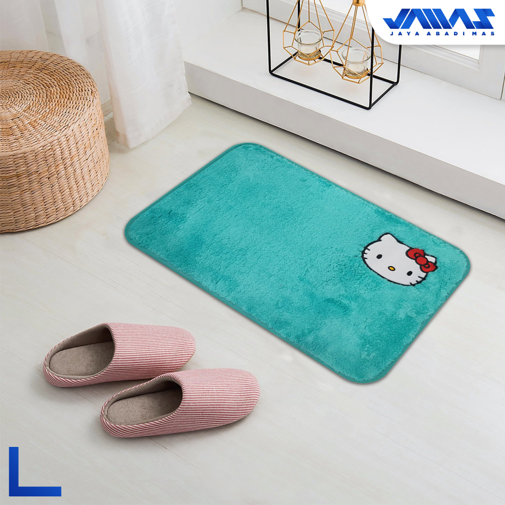 Keset Bulu Angsa Anti slip Ukuran 40x60cm Halus Lembut Karakter Anak